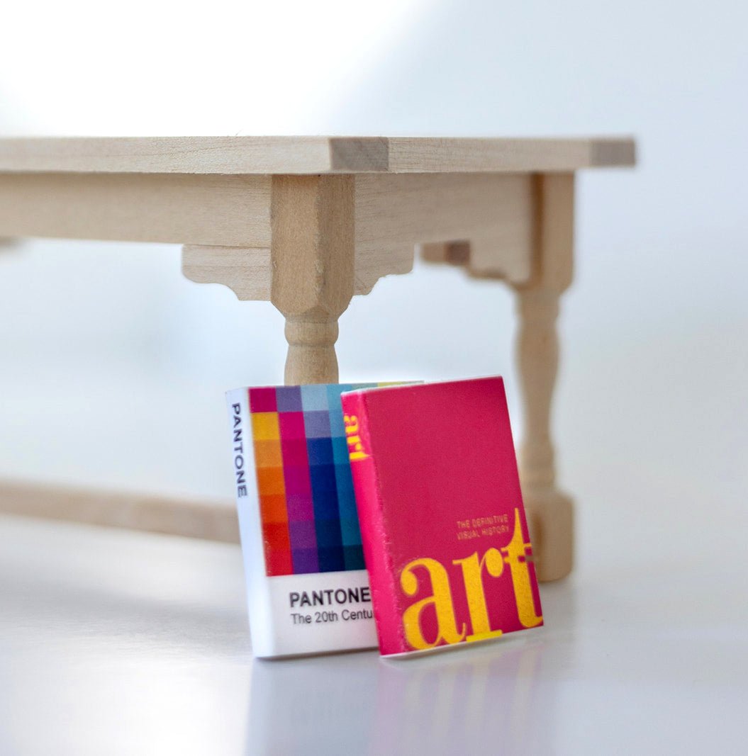 Modern Dollhouse Miniature, Design and Art Inspired Coffee Table Books