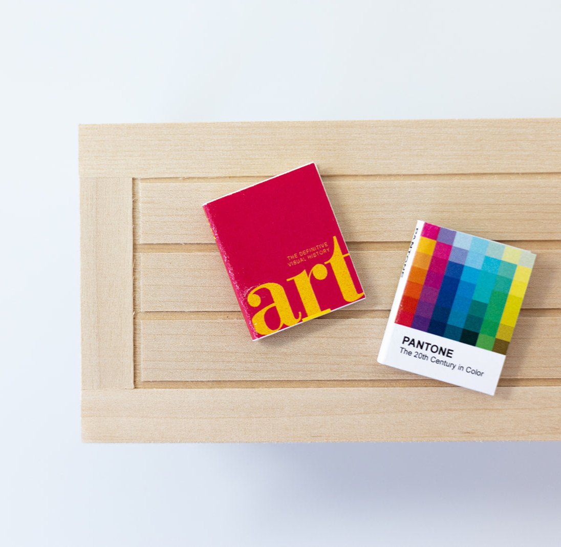 Modern Dollhouse Miniature, Design and Art Inspired Coffee Table Books