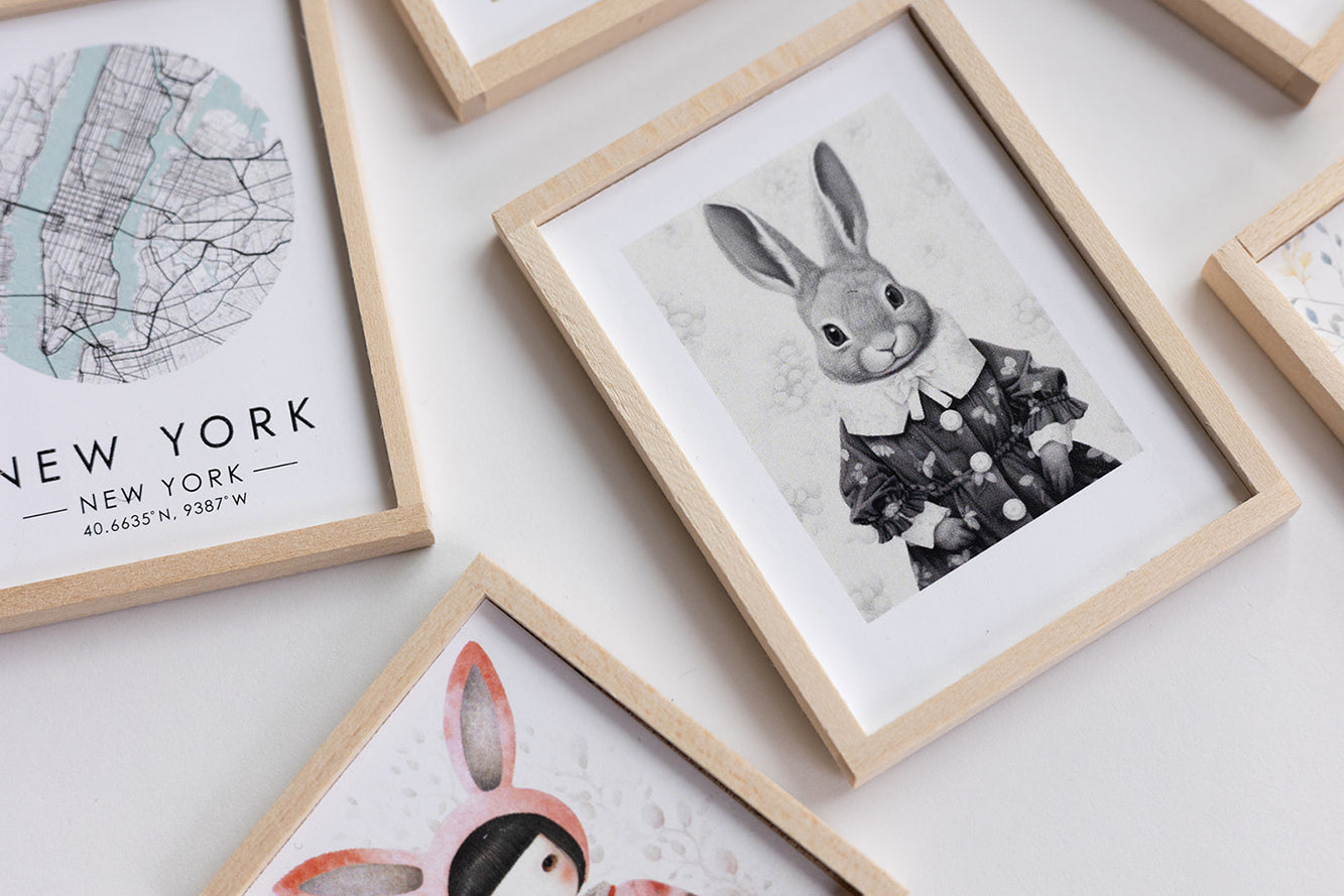 Modern Miniature Dollhouse Art, New York City Print