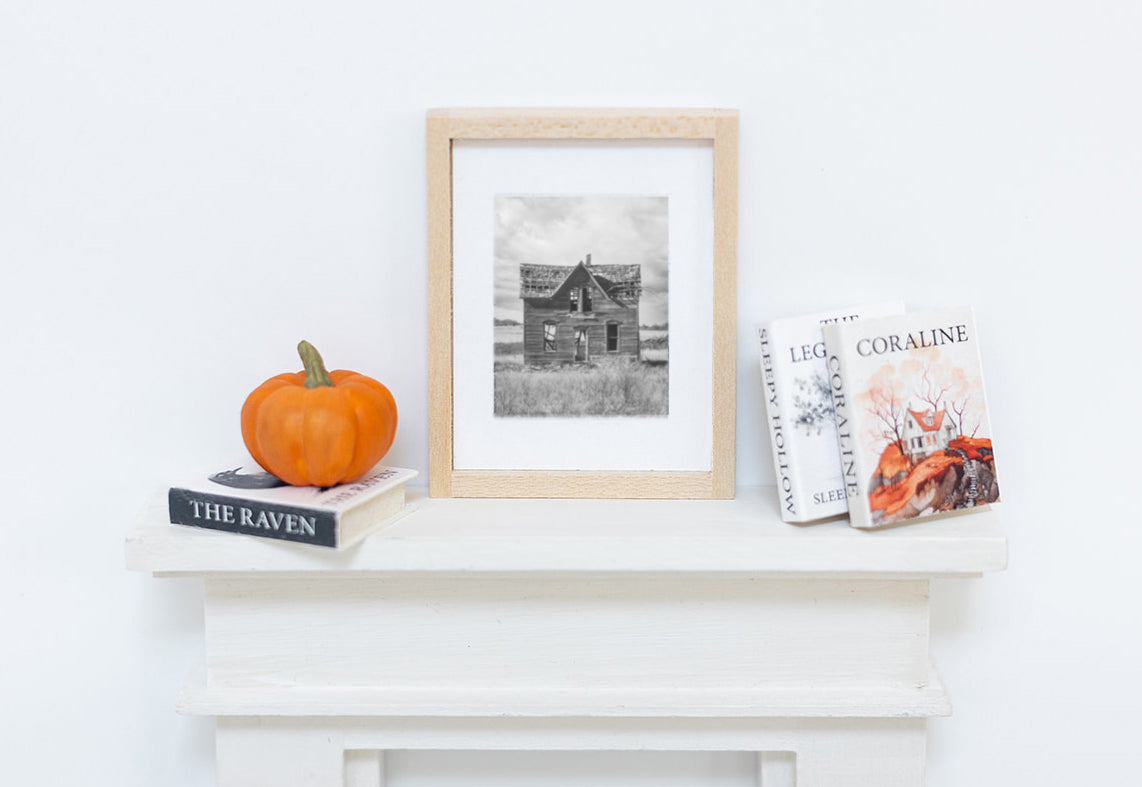 Horror Classic Book Set & Pumpkin