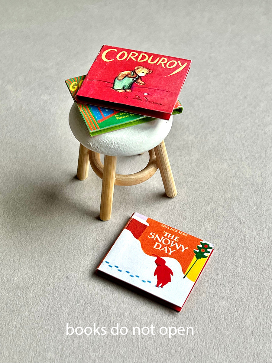 Miniature Dollhouse Children's Picture Books, Set of Three