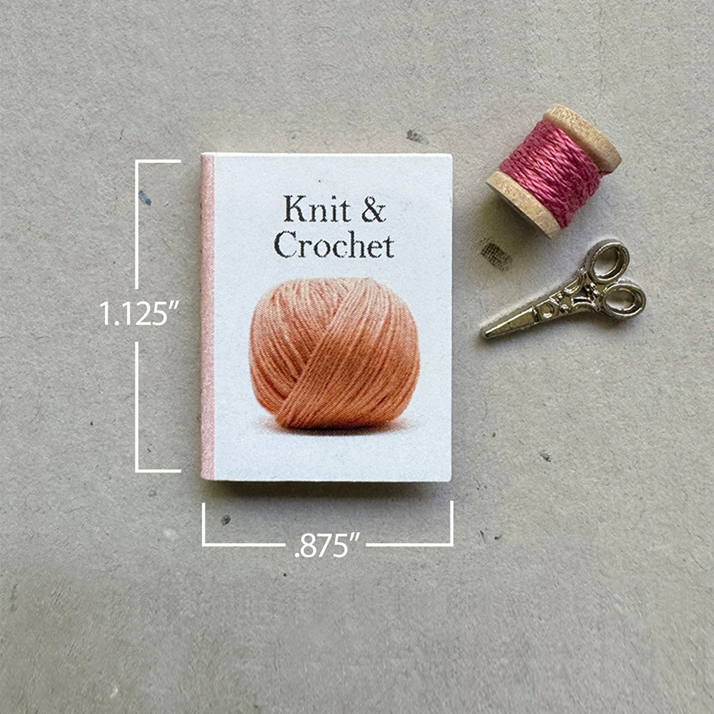 Modern Miniature Dollhouse Craft Book Set and Accessories
