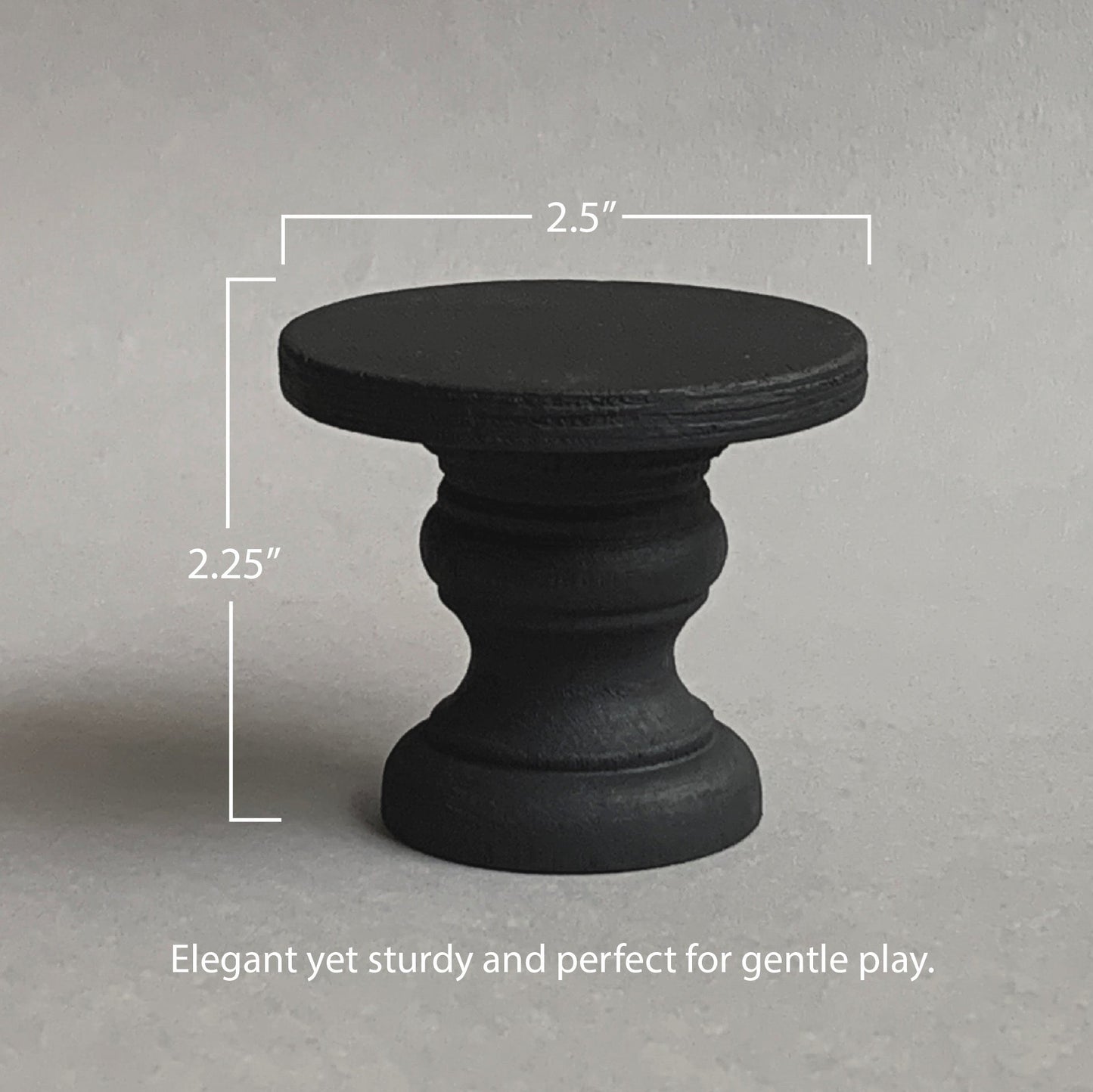 Dollhouse Miniature Table, White, Pink or Black
