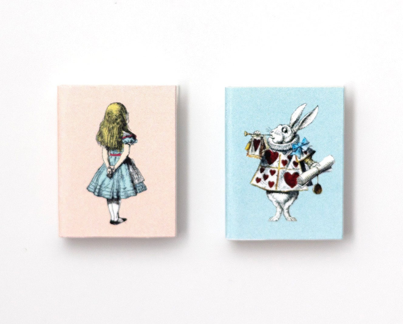 Dollhouse Miniature, Alice in Wonderland and Through the Looking Glass Book Set