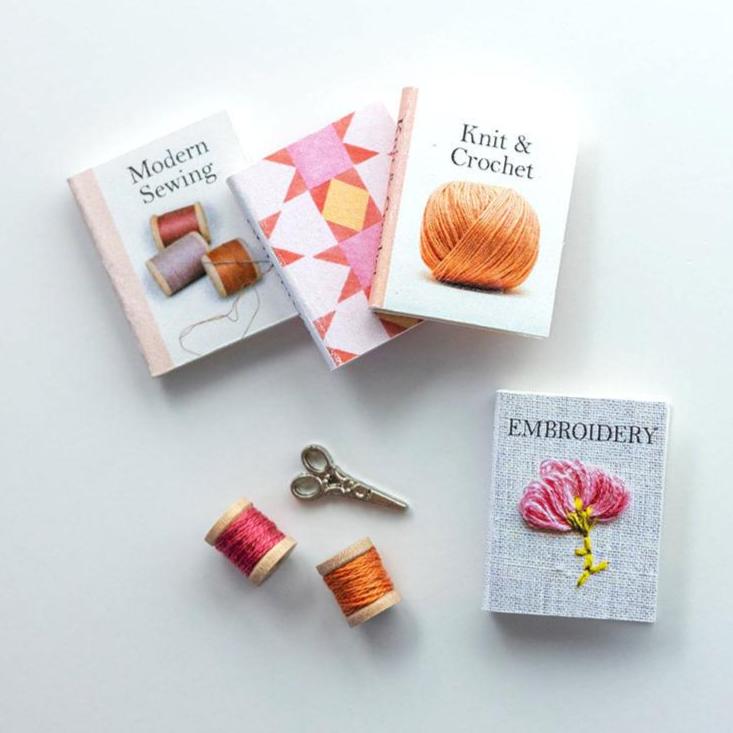 Modern Miniature Dollhouse Craft Book Set and Accessories