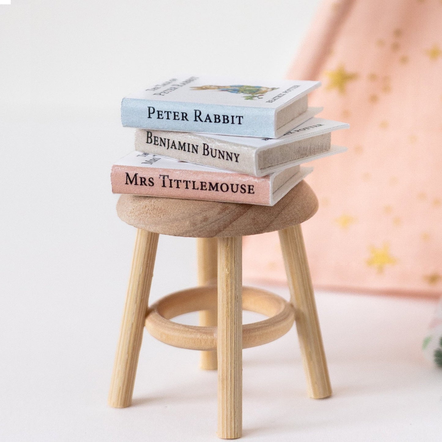 Miniature Dollhouse Beatrix Potter Children’s Books