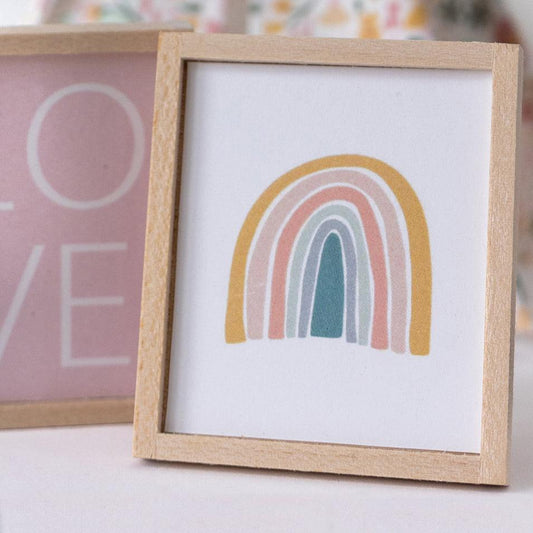 Modern Miniature Rainbow Wall Art