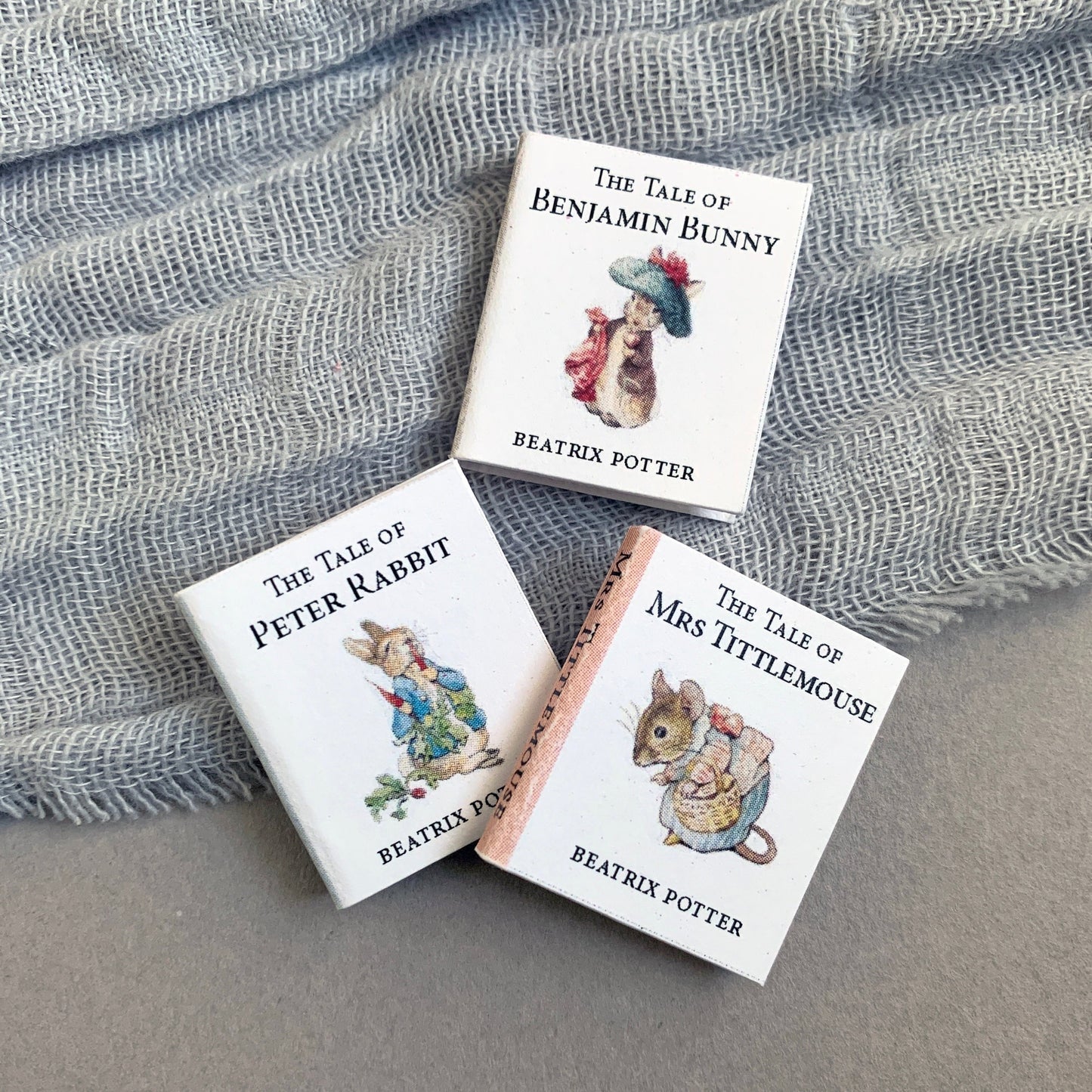 Miniature Dollhouse Beatrix Potter Children’s Books