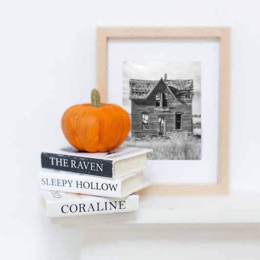 Horror Classic Book Set & Pumpkin