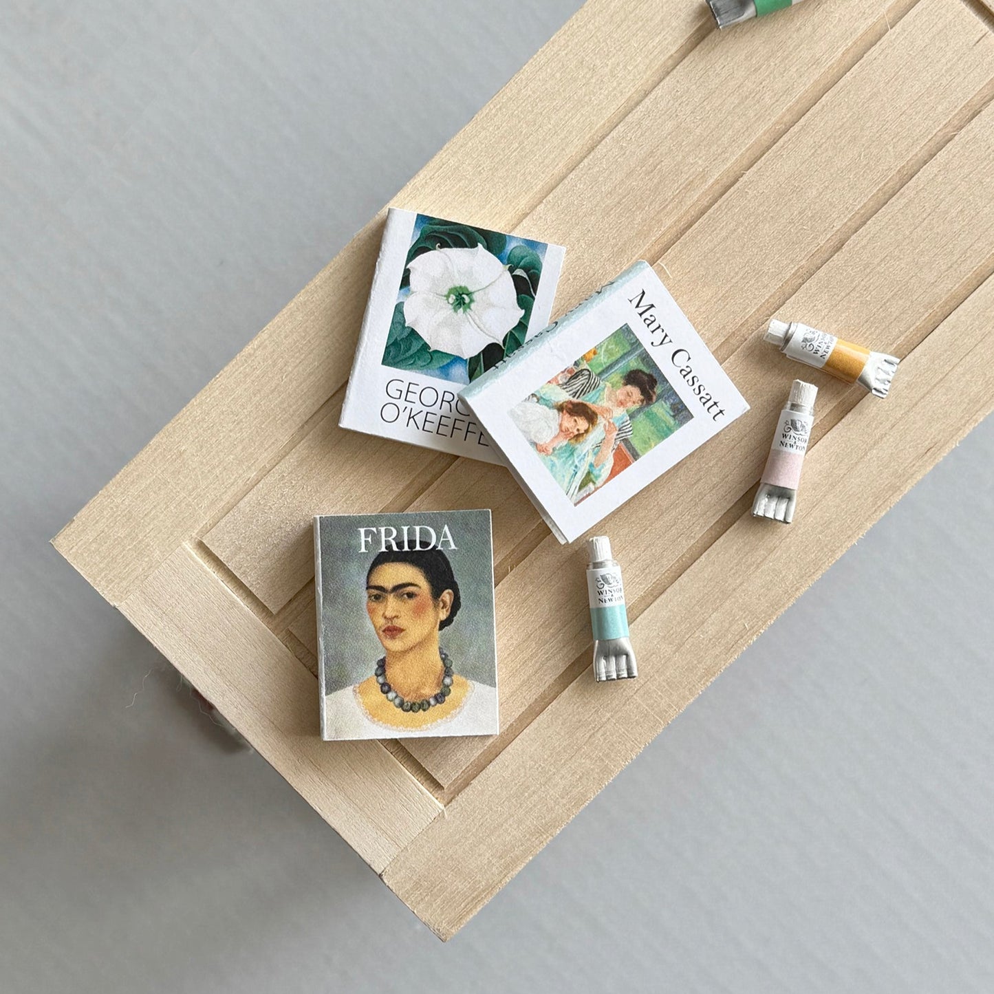 Women Artists Miniature Dollhouse Book Set